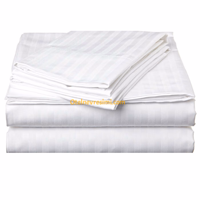 Flador Serisi 83 Tel Tek Kişilik Saten Yollu Çarşaf 180x240 cm (Sadece Çarşaf)
