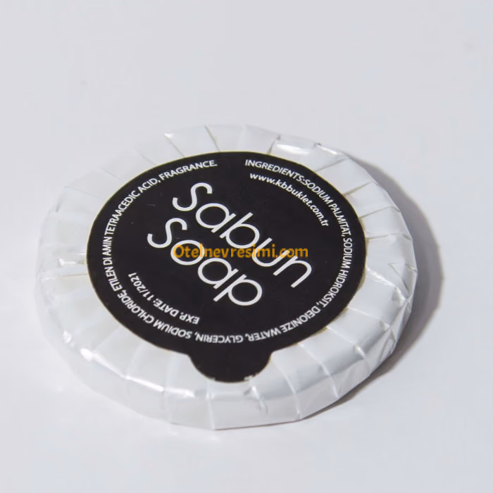 Logo Etiketli Pile Sargılı Sabun 15 GR